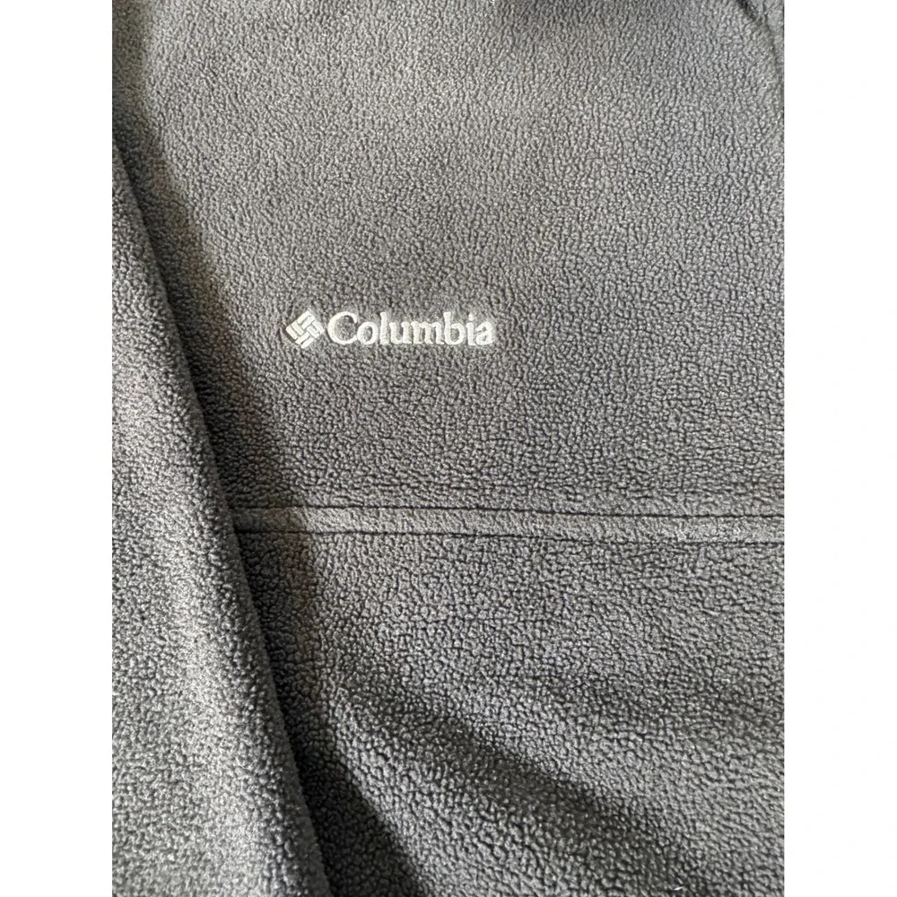 Columbia Men's Full Zip Fleece Jacket Gray Sportswear Outdoor Warm Coat‎